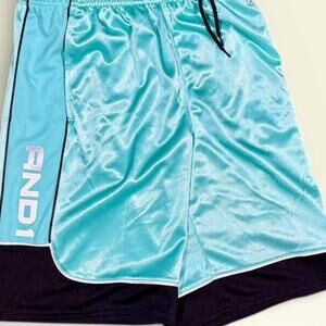 Y2K and1 tiffany blue basketball shorts size small